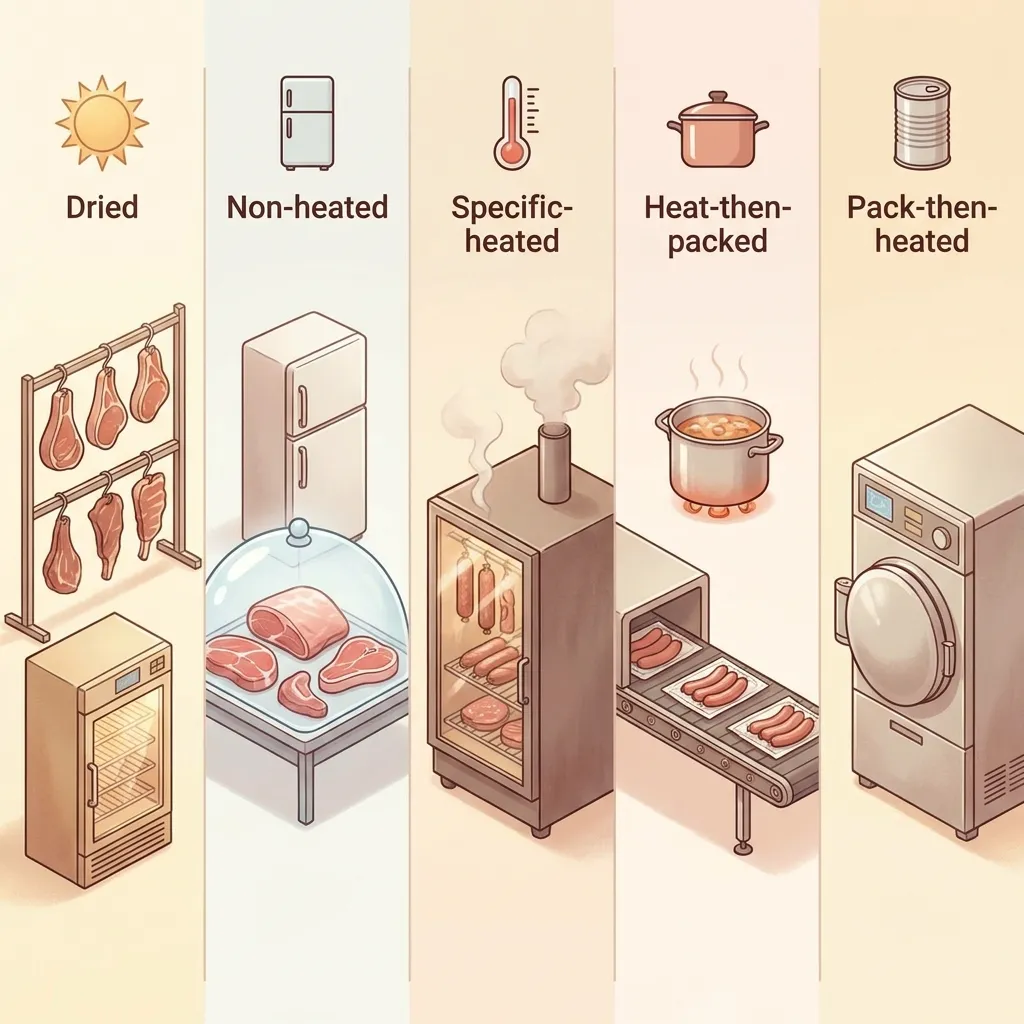 食肉製品の5つの区分と検査