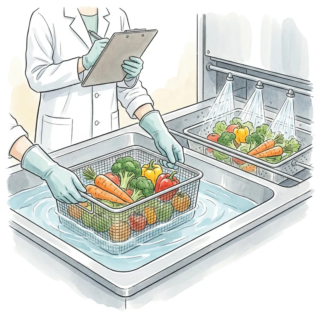 野菜や穀類、豆類の検査と扱い